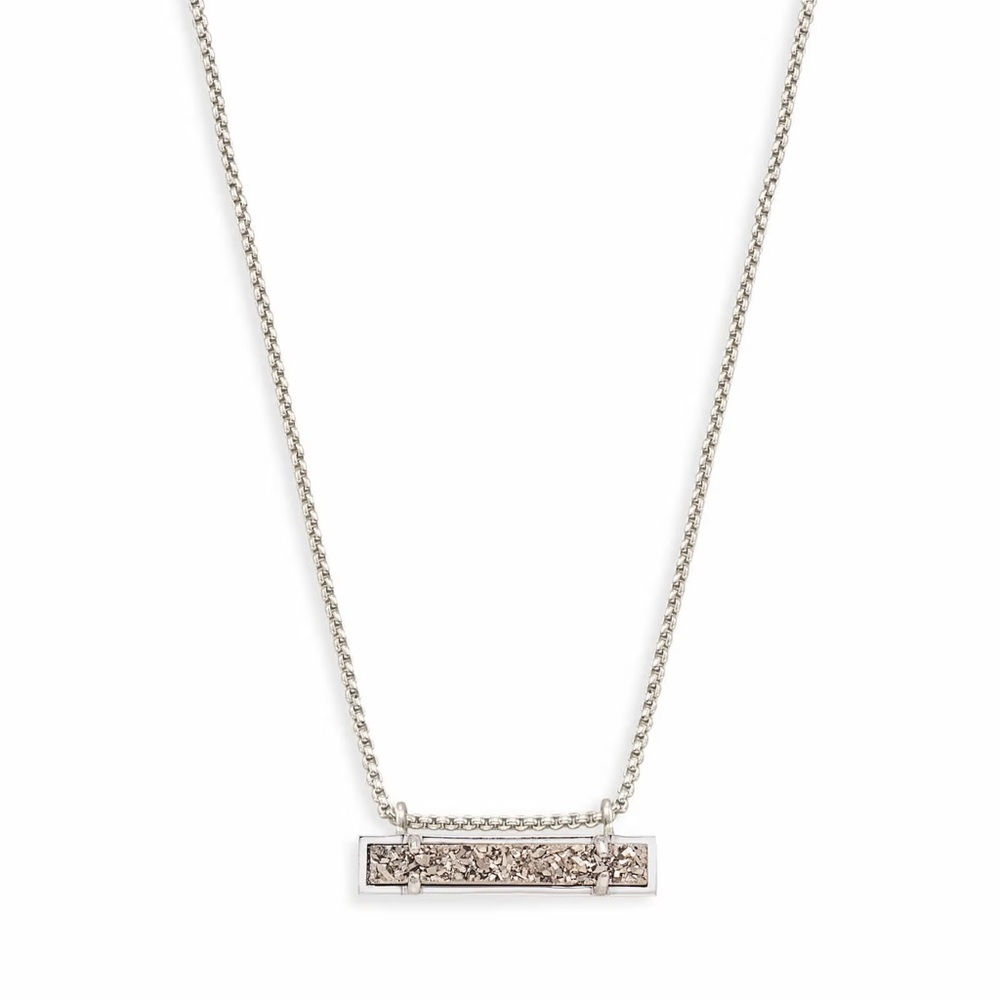 Kendra Scott | EUC Silver Drusy Necklace